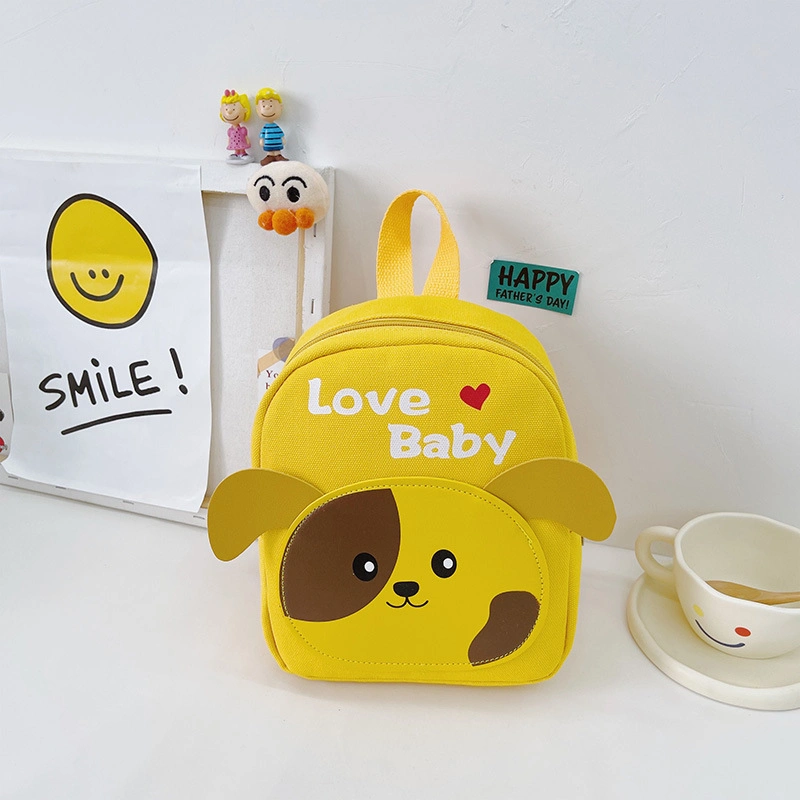 Small New Cute Cartoon Kindergarten Baby Casual Canvas Animal Backpack