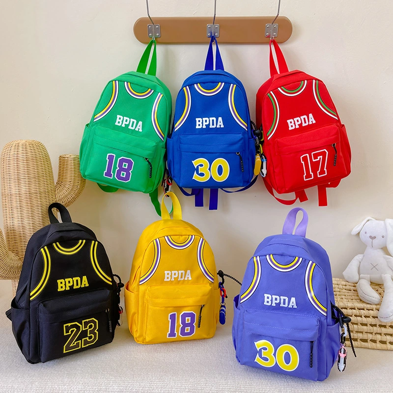 Xianghui Backpack Boy&prime;s Portable Kindergarten Schoolbag Team Suit Little Child Backpack Tide