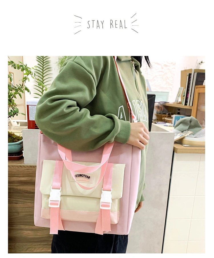 Fashion Laptop Backpack Shoulder Handbag, Canvas 4PCS/Set Child School Bag