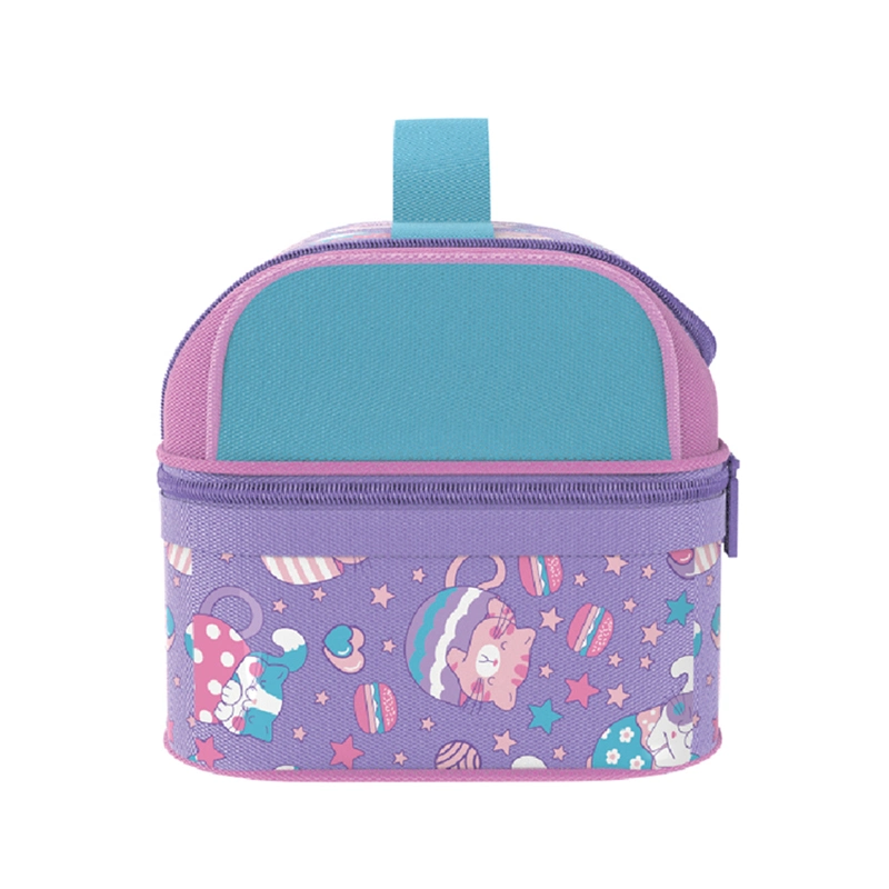 Colored Student Portable Cute Kids Tote Cooler Bags for Sublimation Lunch Box