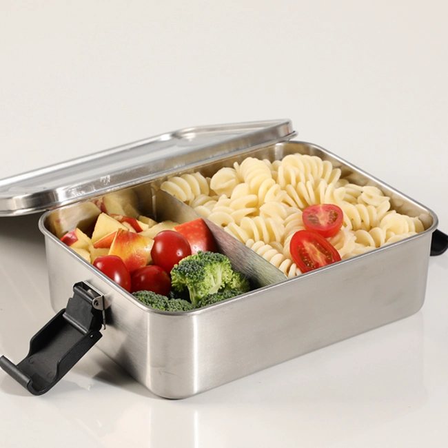 Aohea 5 Compartment Lunch Container with Removable Compartments, Leak Proof Bento Box