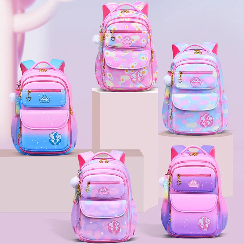 Kawaii Unicorn Cartoon Oxford Schoolbag Children Backpack Kids School Bags