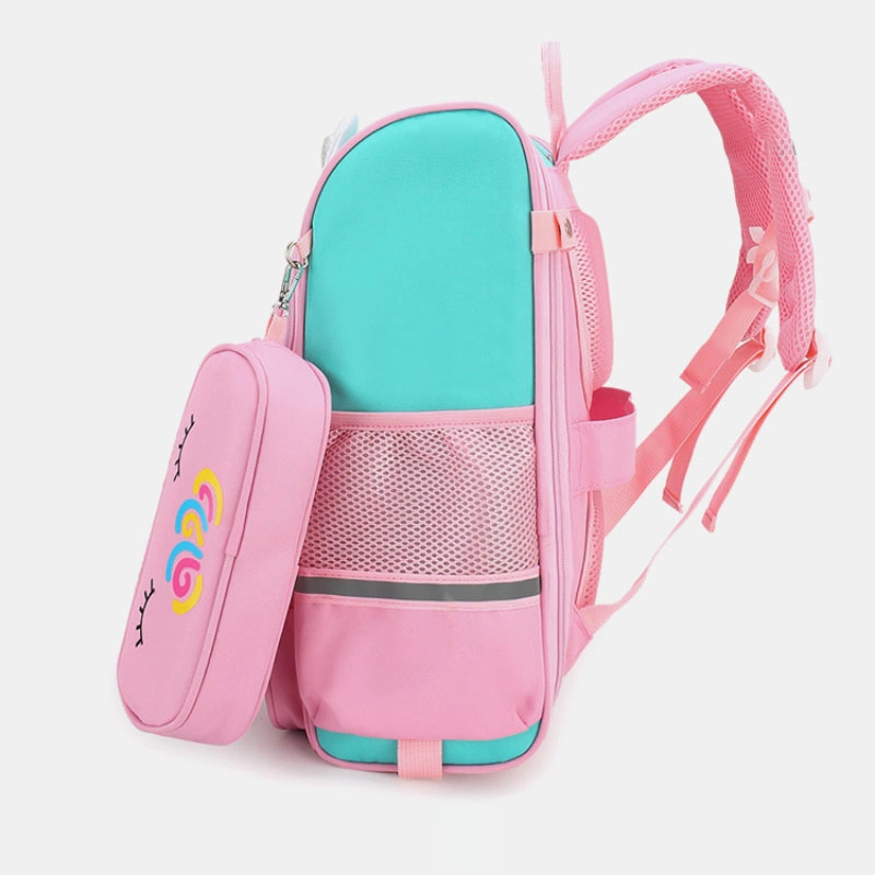 Factory Wholesale Custom Logo Unicorn School Bag Environmental Backpacks with Trolley