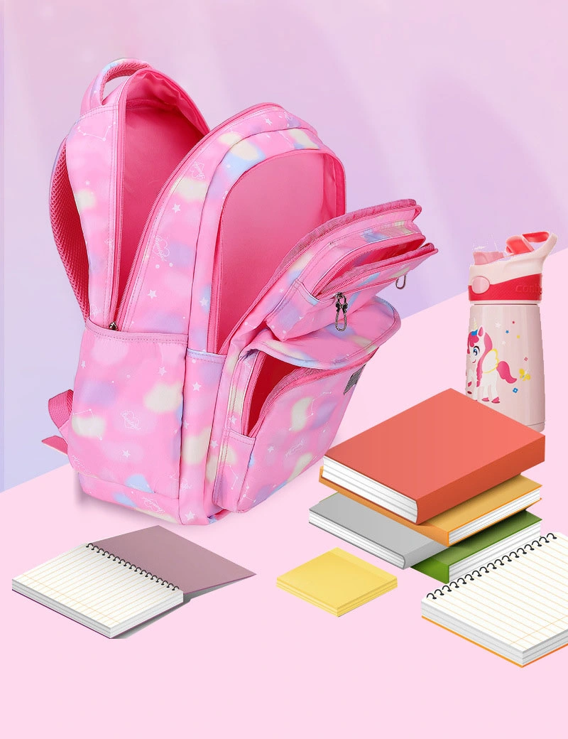 Ru New Large Capacity School Backpack for Children Bags Pupils Waterproof School Bags for Girl Printing Logo