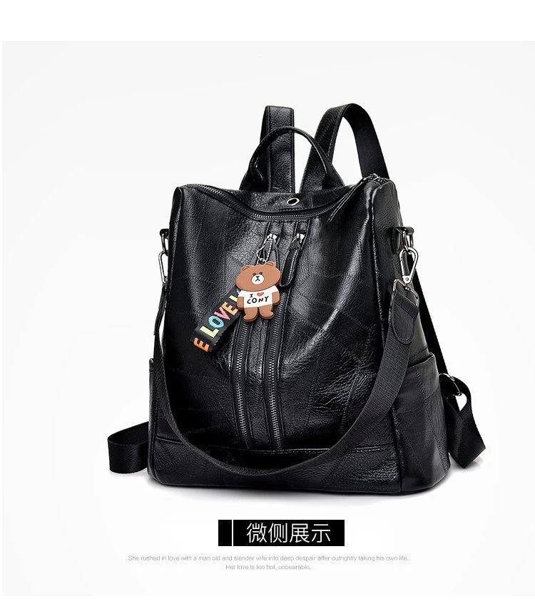 Vintage Women Soft Leather Backpack Fashion School Bags for Teenagers Girls High Quality School Backpack Women Travel Backpacks