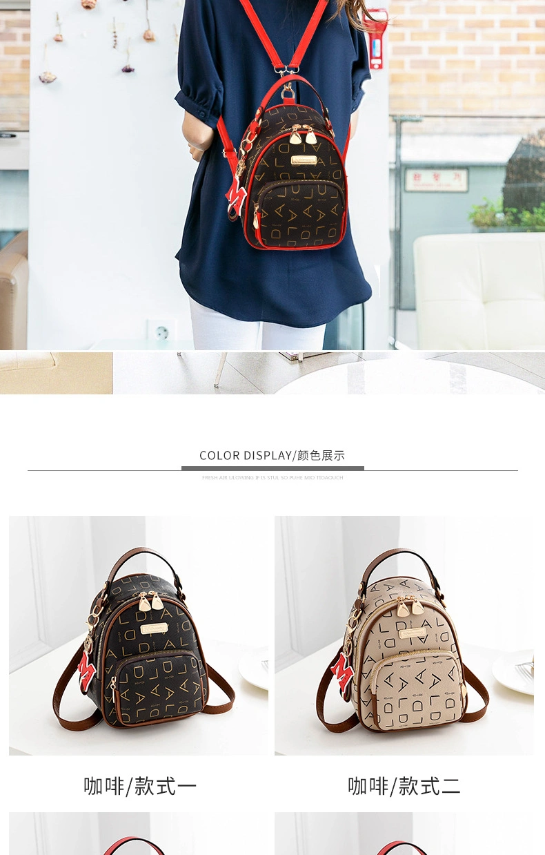 Custom Df9097 New Fashion Purses Handbags Women Felt Shopper Backpack for Women