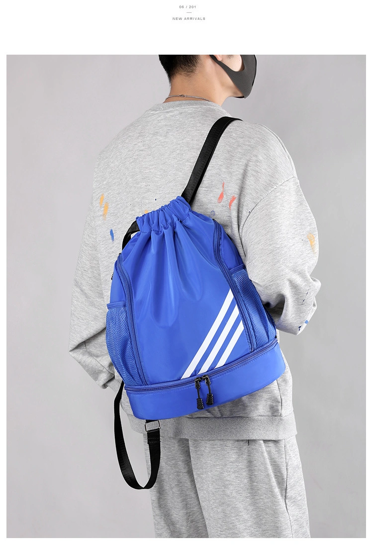 Sh2482 Nylon School Bag Sports Backpacks Gym Basketball Waterproof Small for Studentwith Logo Tennis Female Men Travel Picnic Boys Fashion Custom Backpack