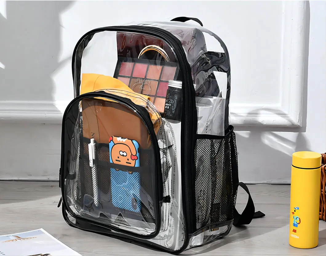 Transparent Backpack Waterproof PVC for Women and Girls