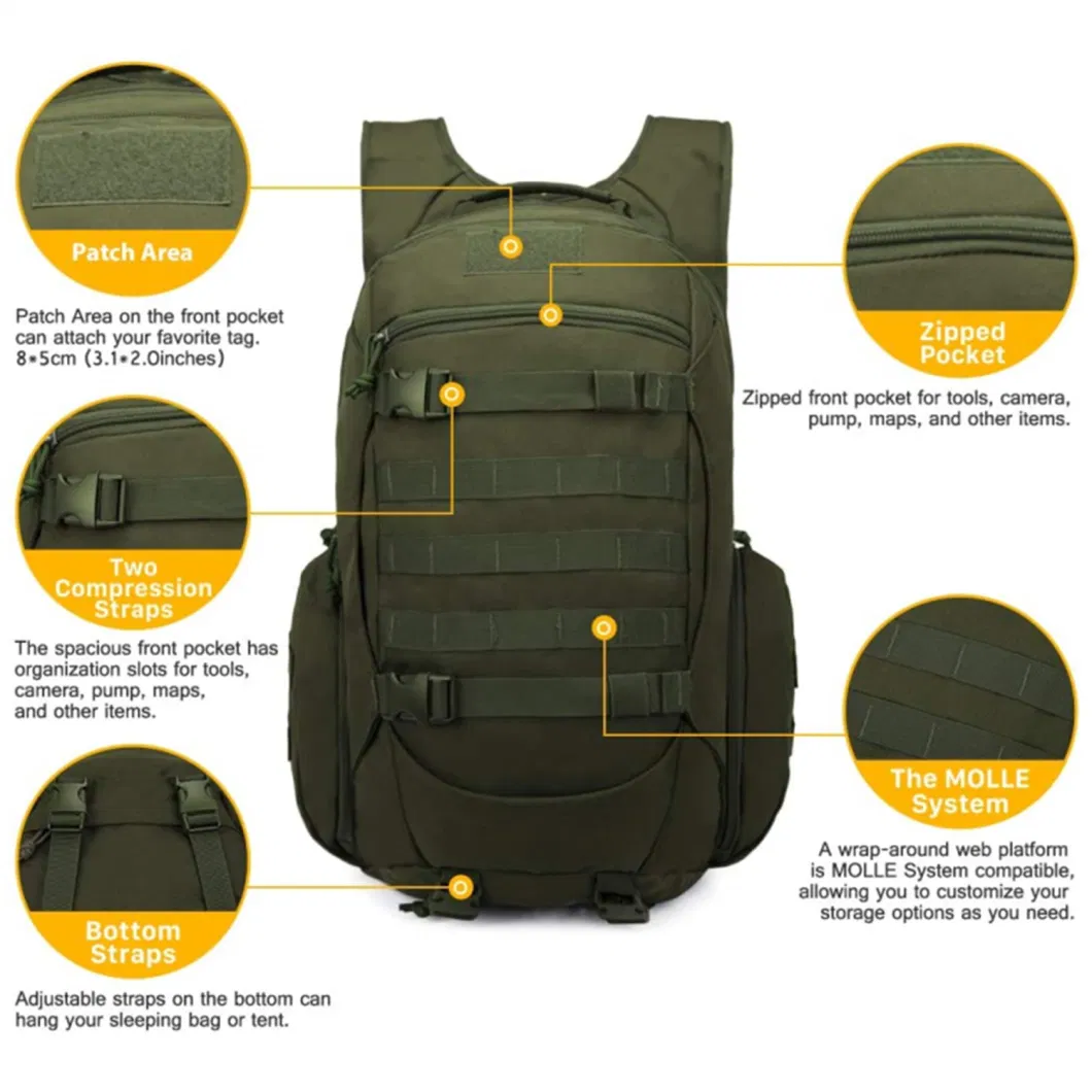 Outdoor Waterproof Camping Hiking Tactical Backpack