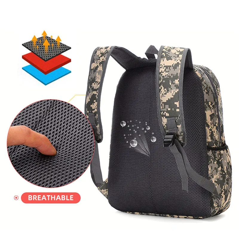 Factory Price Large Capacity Camouflage Mochilas Travel Waterproof High Quality Men Backpack