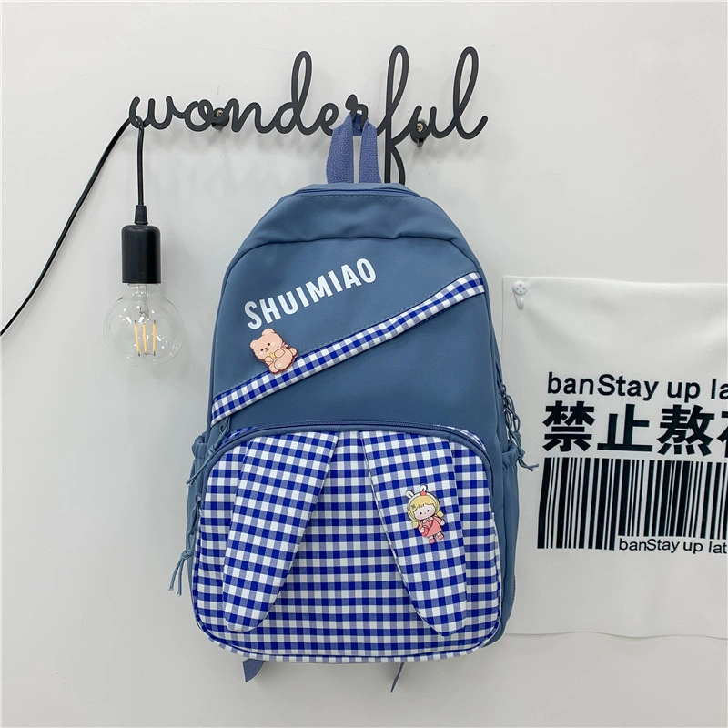 (WD6231) School Bag Woman Campus Middle School Student Junior High School Student Elementary School Student Girl Heart Backpack Backpack