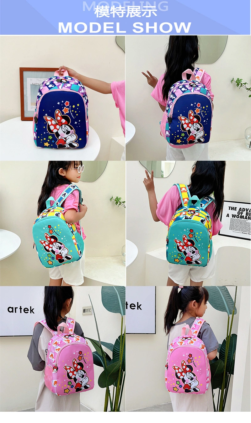 Wholesale Ergonomics Kids Children Cartoon Waterproof Backpacks Schoolbags Oxford Book Bags Student