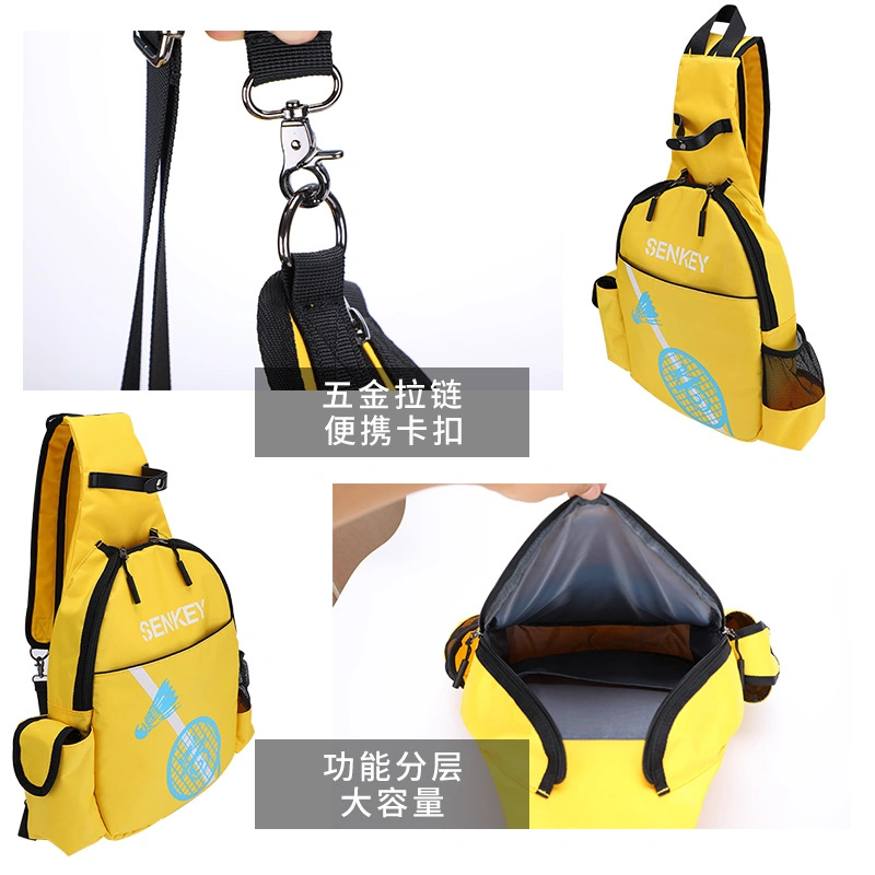 Casual Large Capacity Teenager Tennis Racket Holder Bag Men Woven Sport Tennis Racket Backpack Bag