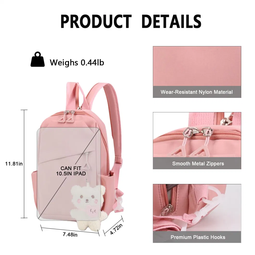 Nylon Crossbody Bags Knapsack for Women Men Sling Bag Backpack Cross Body Purse for Girls Boys Trendy Gifts