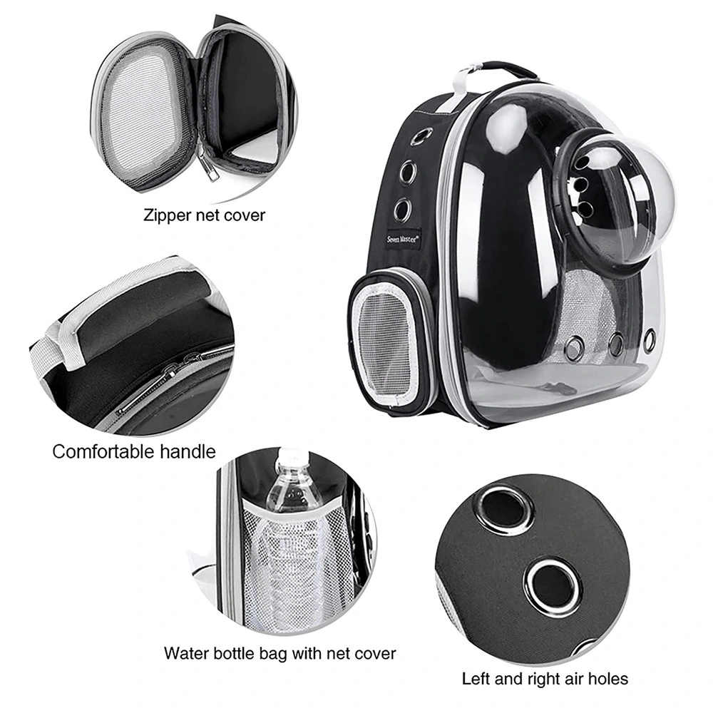 Portable Transparent Full View Pet Carrier Backpack