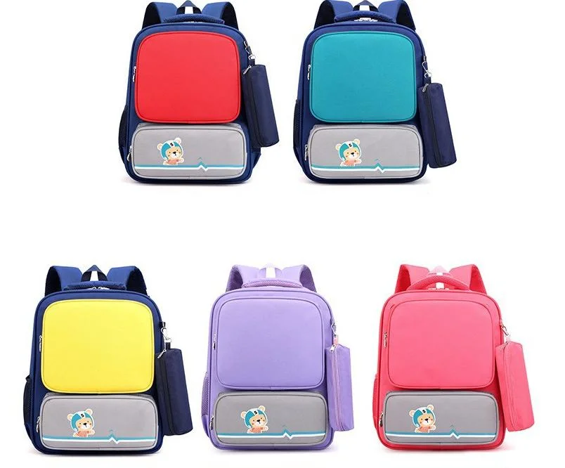 Children Fashion Backpack Customized Boy Girls Nylon Book Bag Cheap Popular Kids Soft School Bag