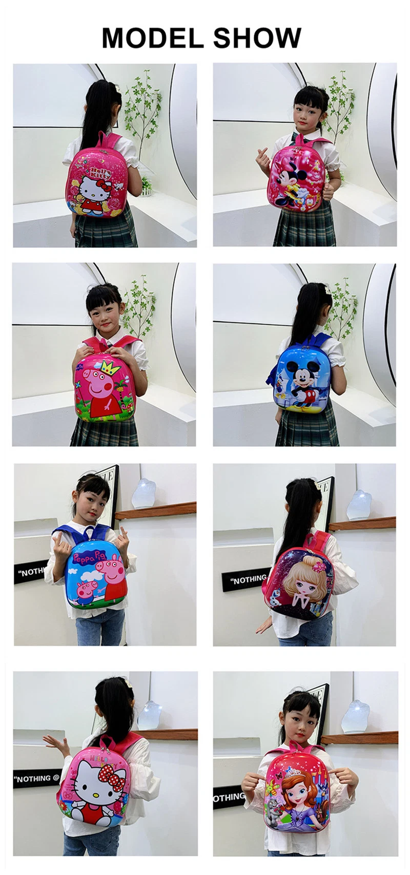 Kid School Bag Sofia Unicorn for Boy Girl Light Weight Ready Stock