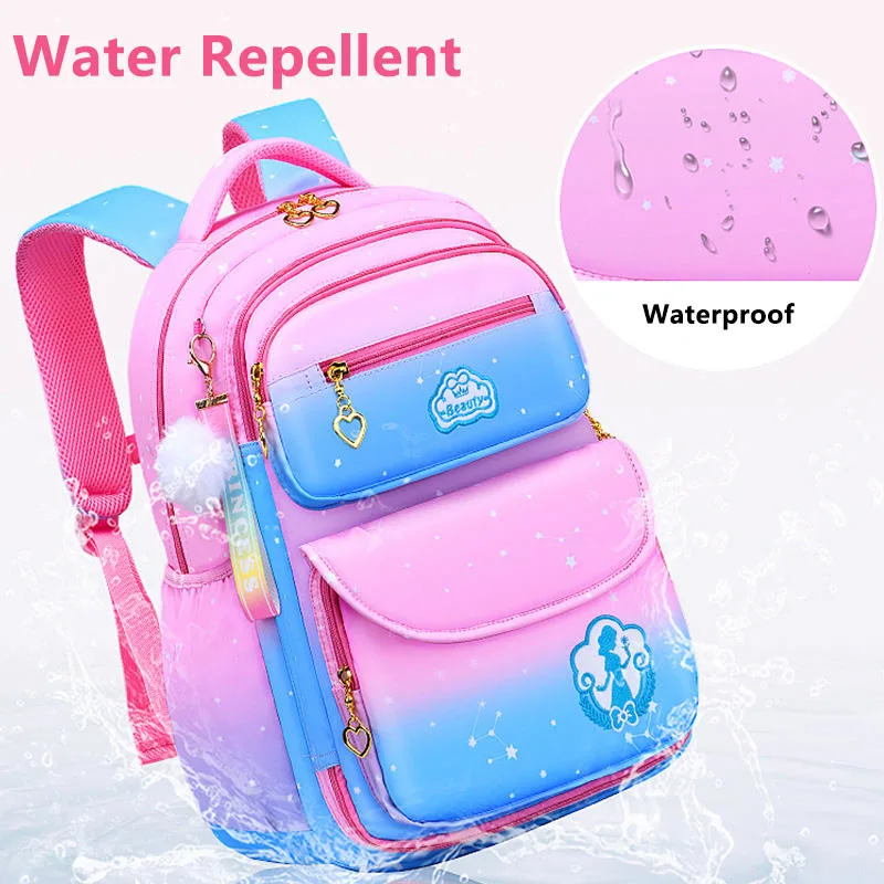 Kawaii Unicorn Cartoon Oxford Schoolbag Children Backpack Kids School Bags