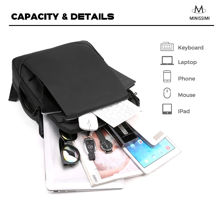 Factory Direct Wholesale Mochilas College Bag Computer Laptop Backpack Anti Theft Backpacks for Men