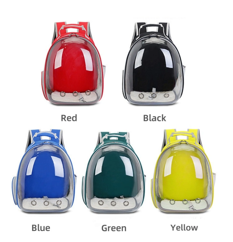 Large Capacity Cat Outing Transparent Panoramic Portable Shoulder Backpacks