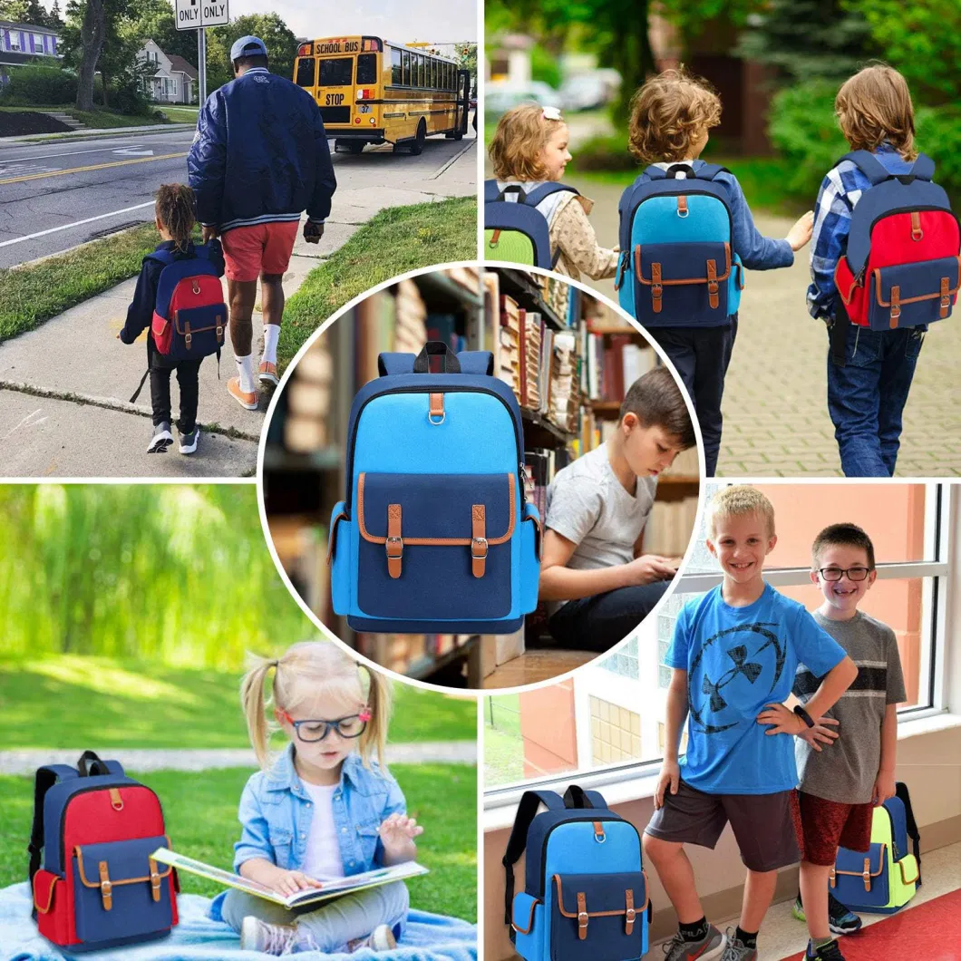 Small Elementary Basics Classic Cute Children School Bags Kids Backpack Bpcb050
