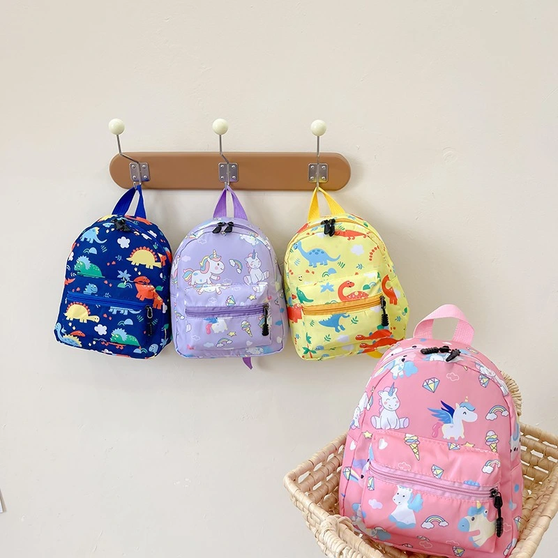 Mini Children&prime;s Cute Cartoon Unicorn Dinosaur Kindergarten Elementary School Backpack