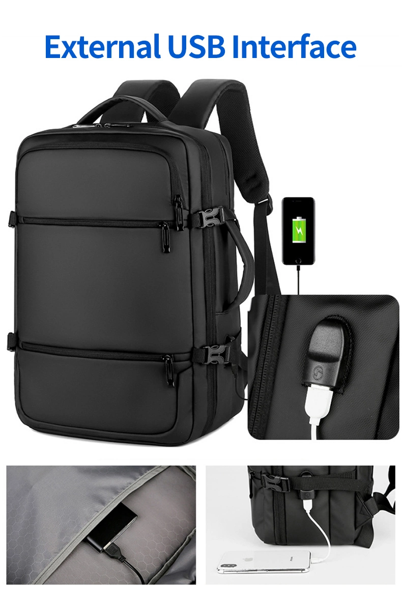 Men 15.6 Inch Business Laptop Backpacks Fashion Anti-Theft Pack Bag for Teenager