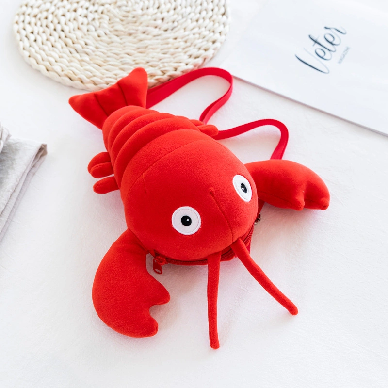 Plush Toys Lobster Backpack Bag Baby Toys