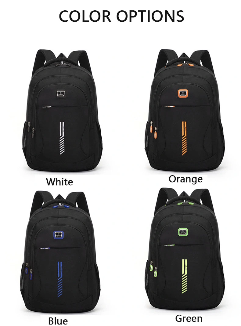 Waterproof Oxford High School Student Backpack Fashion Teenage Large Capacity Backpack for Man
