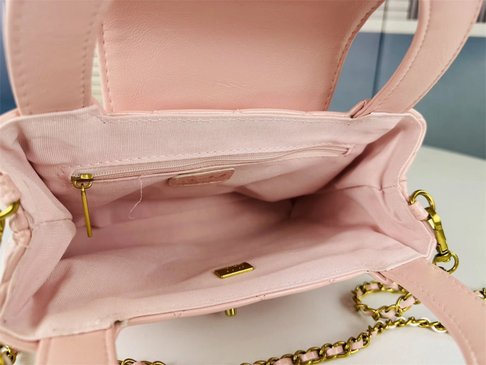 Luxury Leather Handbag High Quality Girly Chain Crossbody Bag