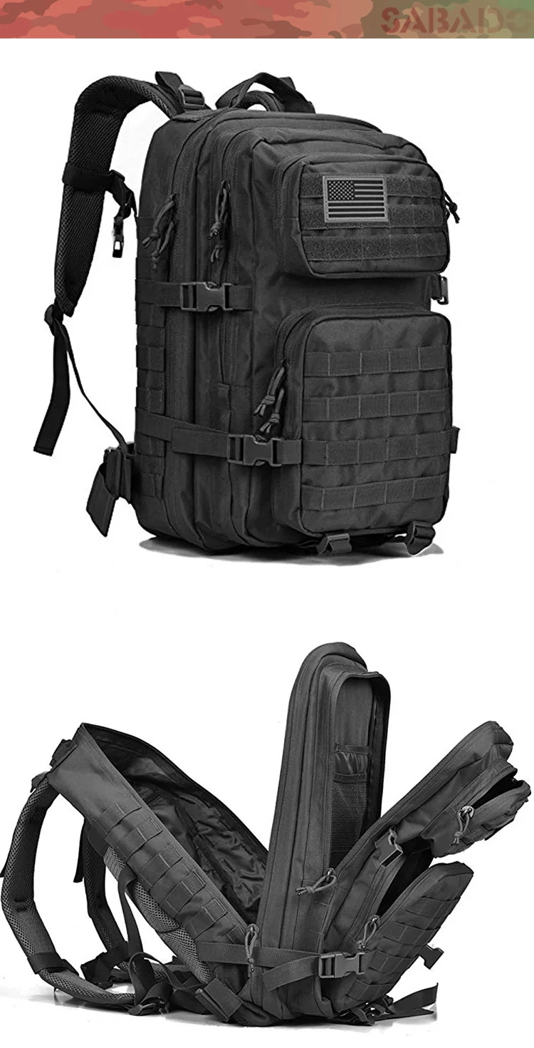 Sabado Outdoor 45L Molle Waterproof Day Gym Pack Hiking Bag Mochilas Tatico Tactical Backpacks