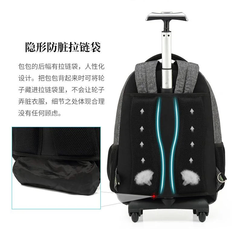 Custom Design Wholesale Fashion Handbags Travel Luggage Bag Trolley Backpack