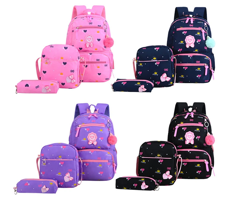 Children Travel Backpack Student Book Bag Set School Bags