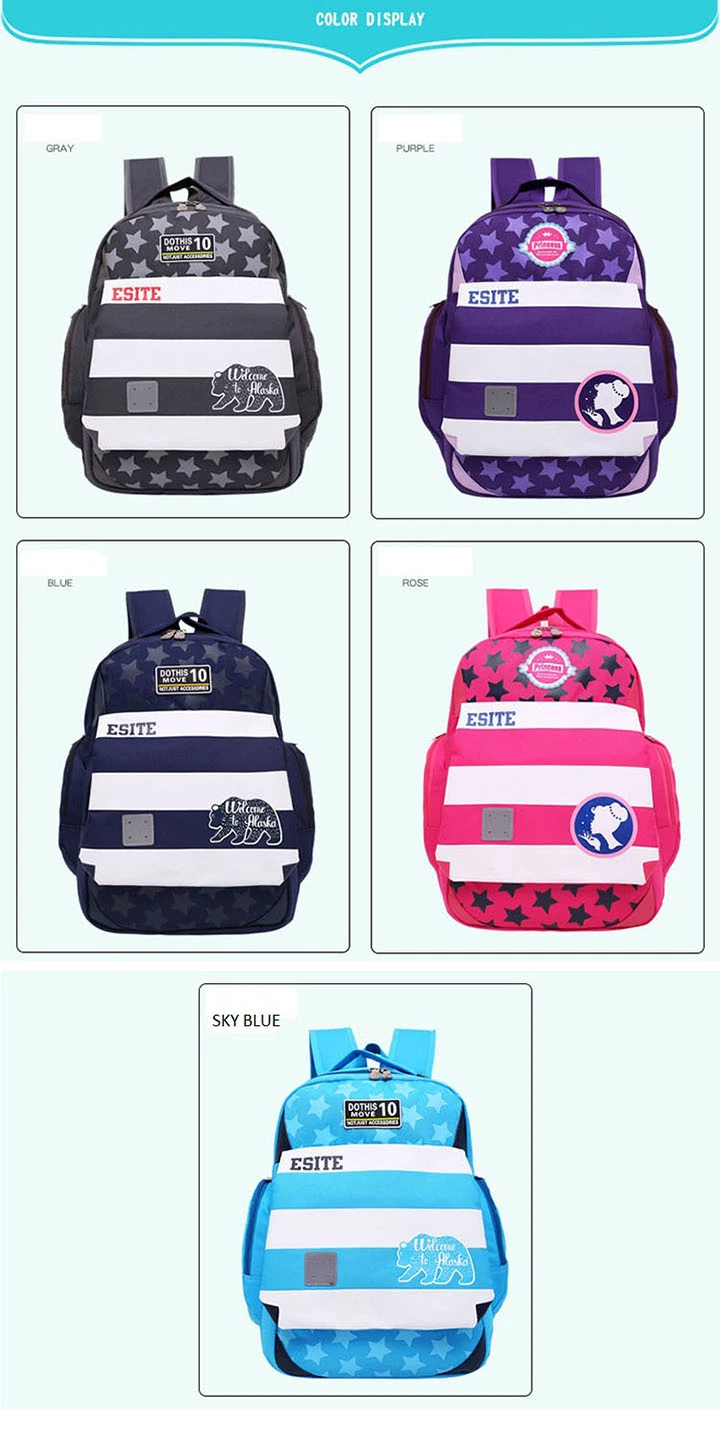 New Fashion Children Kids Boy Girl Student Backpack School Bag