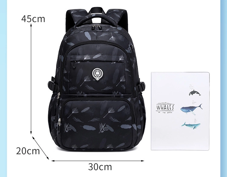 Waterproof Double Shoulder Primary School Children Kids Child Student Backpack Pack Schoolbag Bag (CY9856)