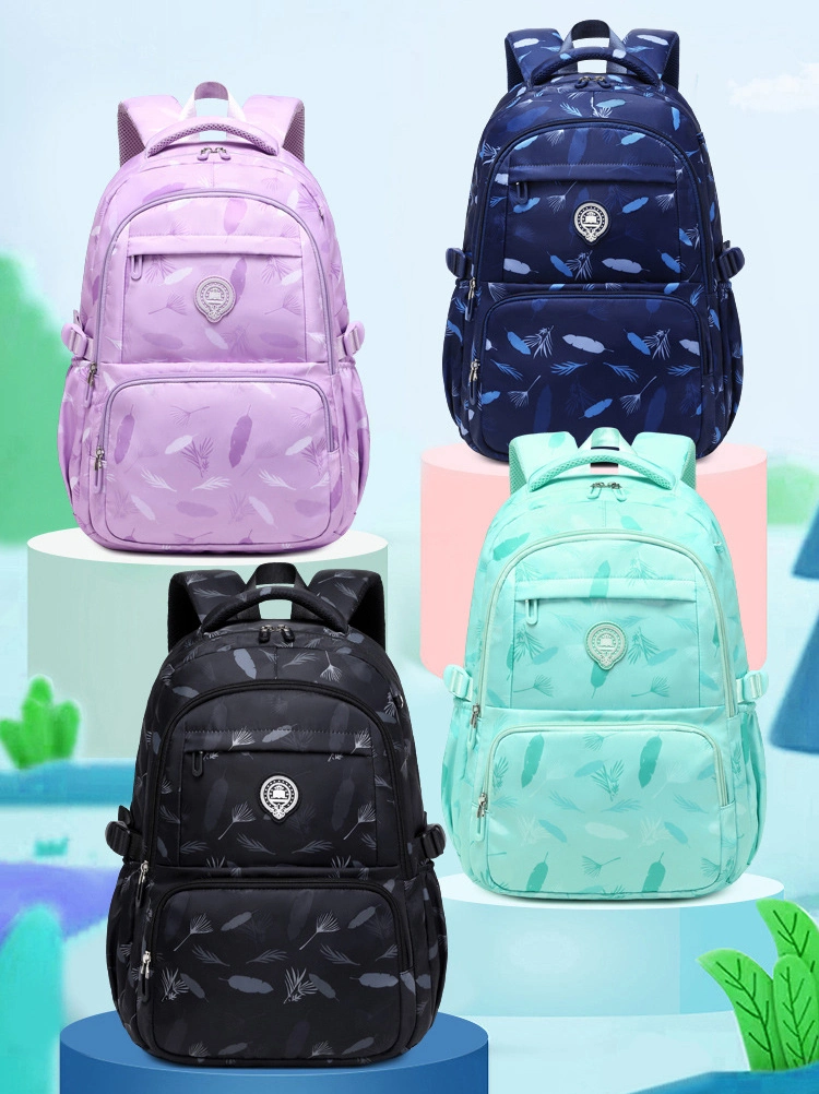 Waterproof Double Shoulder Primary School Children Kids Child Student Backpack Pack Schoolbag Bag (CY9856)