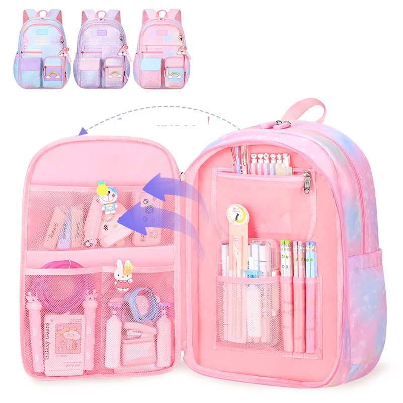 Children&prime;s Lightweight and Cute Gradient Backpack