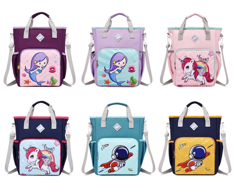 Wholesale Fashion Book Bags Korean Bagpack Cartoon Print School Kids Handbag