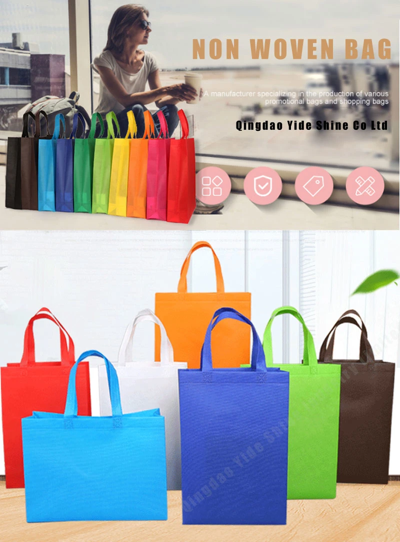 Customized Printing U Cut Non Woven Bags School Backpack