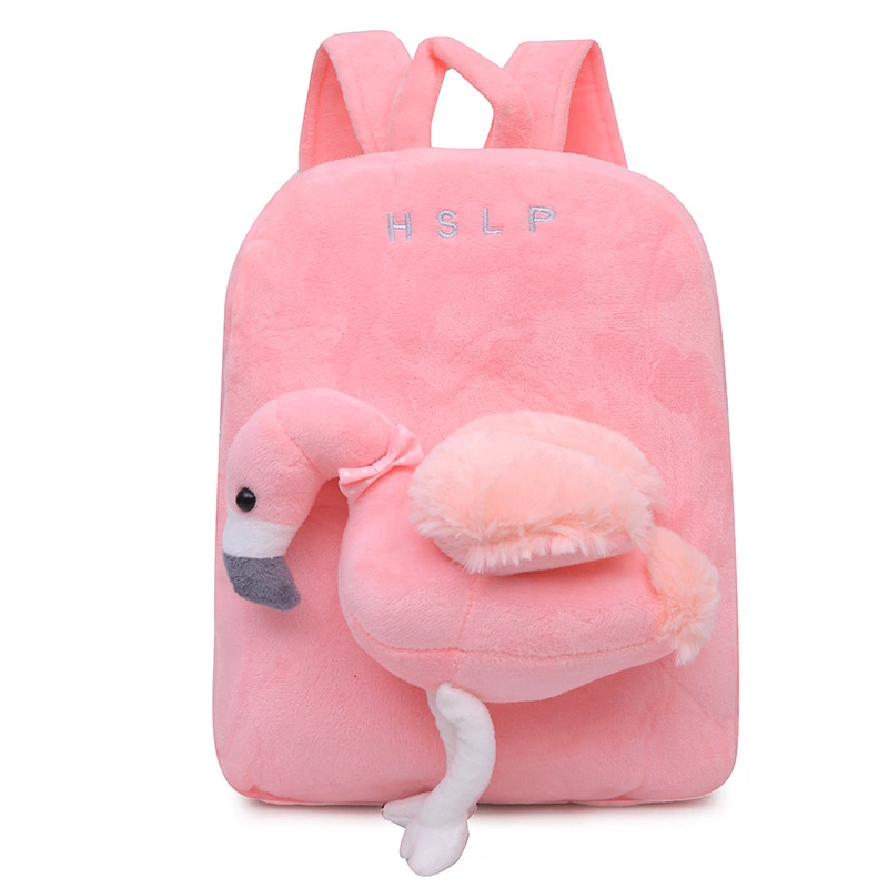 Lovely Kid&prime;s Plush Unicorn Backpack Toys Cartoon Bags Children&prime;s Gift Boy Student Backpack School Bags