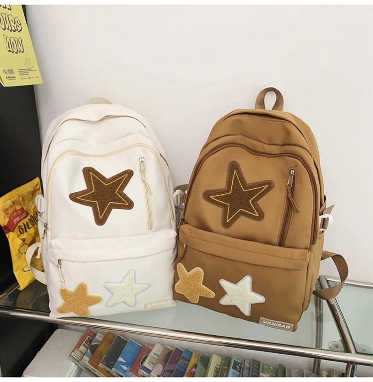 2023 New Personality Pentagram Large Capacity Cute Children&prime;s School Backpack Bags for Women