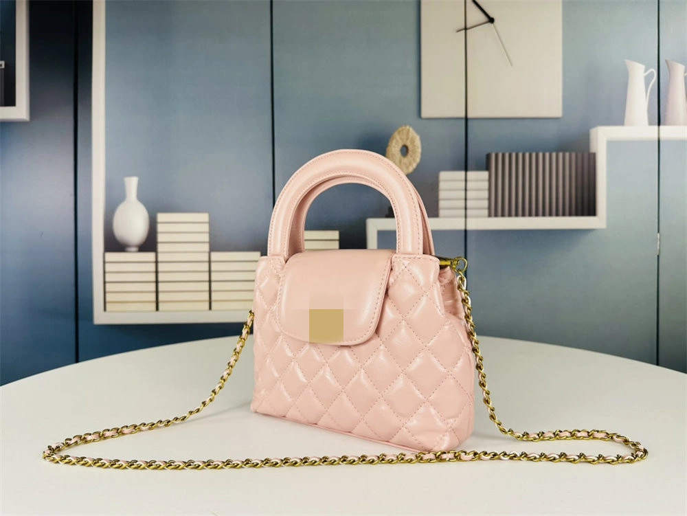 Luxury Leather Handbag High Quality Girly Chain Crossbody Bag