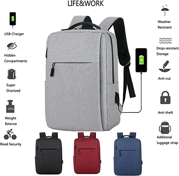 Business Laptop Backpack School Student Backpacks
