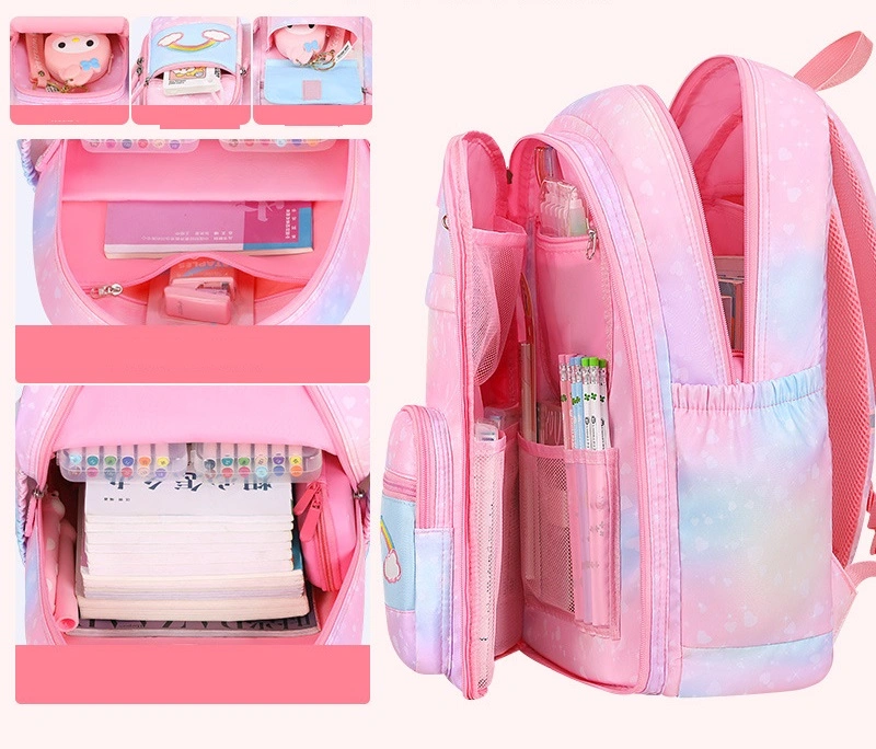 Children&prime;s Lightweight and Cute Gradient Backpack