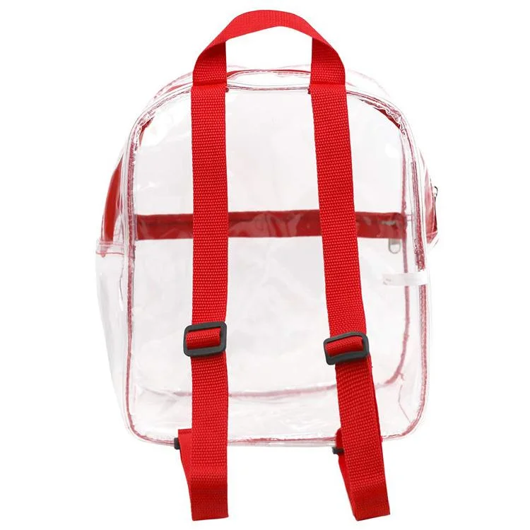 Transparent Kids Mini Clear PVC School Backpack for Boys Girls