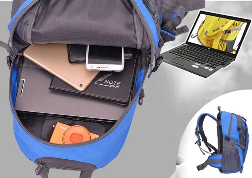 Outdoor Adventure Backpack with Trolley for Hiking