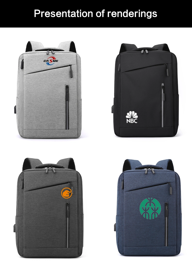 Custom Logo Backpack Business Leisure Men&prime;s Work Backpack Women&prime;s Travel Bag High Quality Backpack Bag