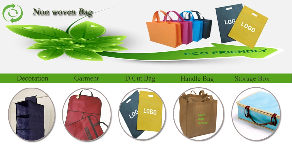 Portable 100 PP Spunbond Nonwoven Shopping Bag