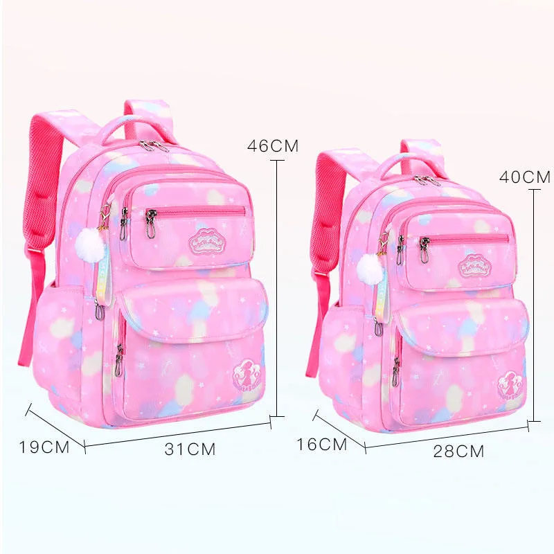 Ru New Large Capacity School Backpack for Children Bags Pupils Waterproof School Bags for Girl Printing Logo