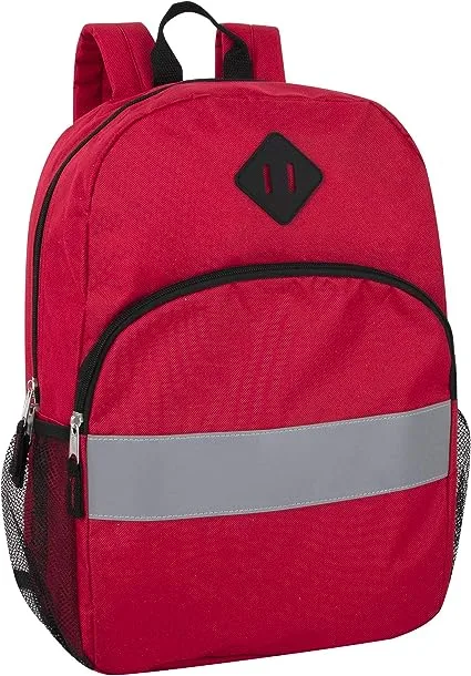 Reflective School Backpack for Kids with Colorful Design and Reflective Strips